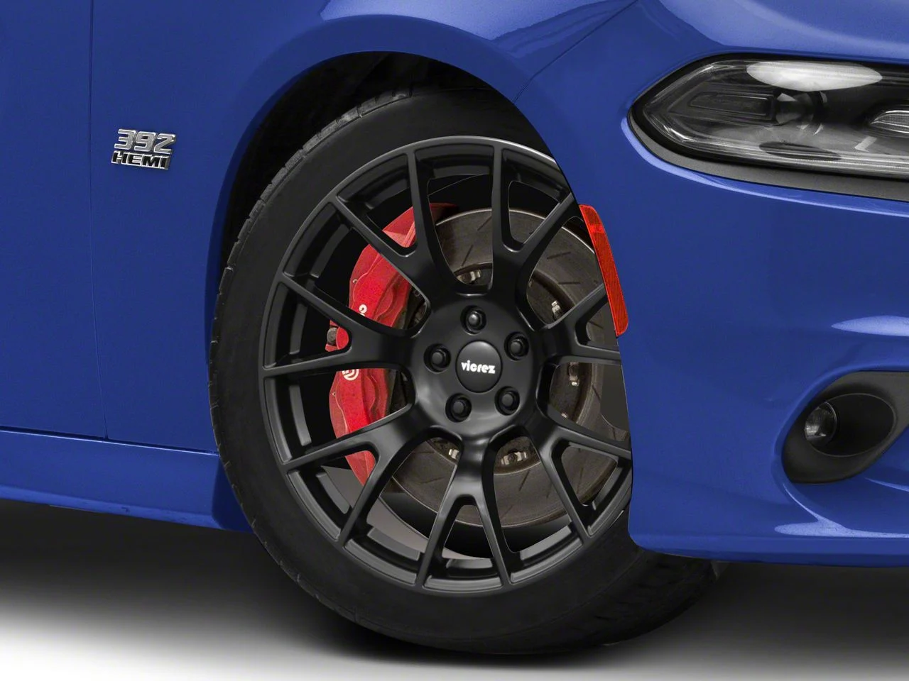 Hellcat Style Matte Black Wheel; 20x11; -2.5mm Offset (20-23 Charger Widebody)