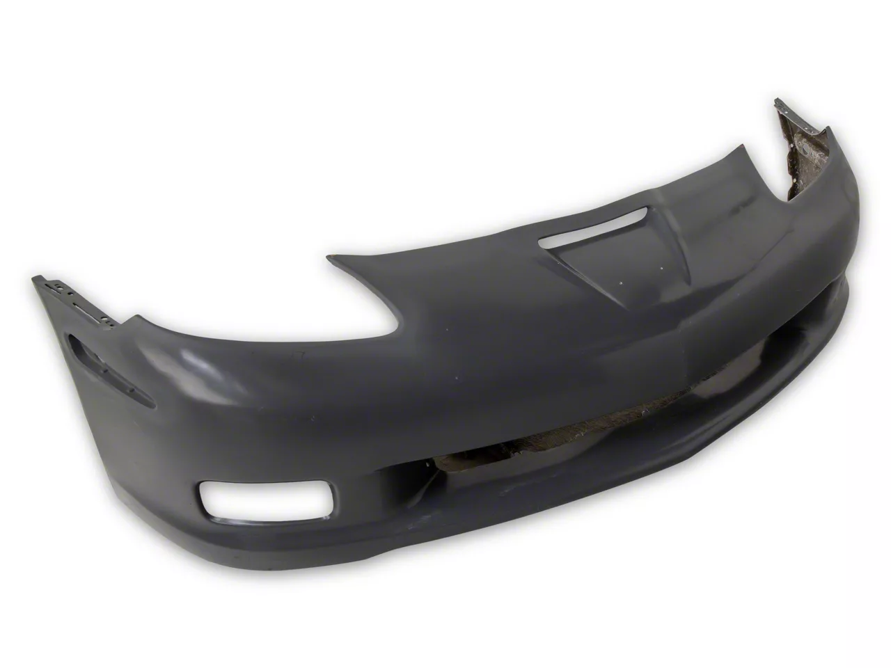 Grand Sport/Z06/ZR1 Style Front Bumper Cover; Unpainted (05-13 Corvette C6)