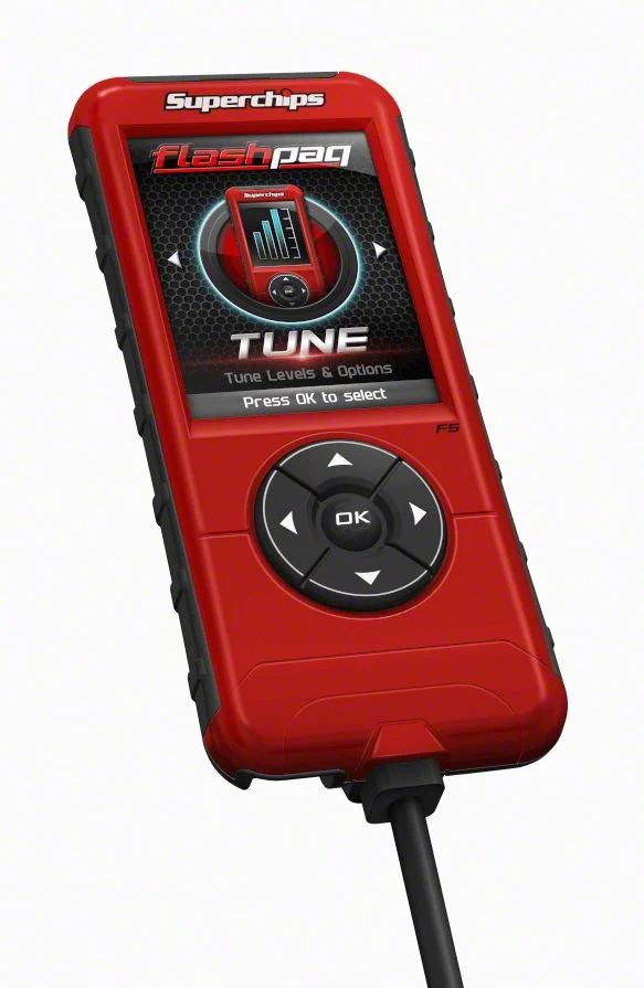 Superchips Flashpaq F5 Tuner (17-19 6.0L Sierra 3500 HD)