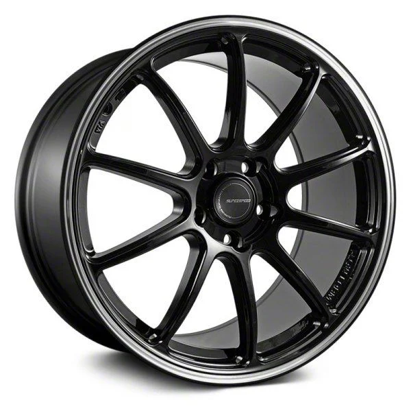Superspeed Wheels RF03RR Gloss Black Machined Wheel; 18x8.5; 35mm Offset (24-26 Mustang EcoBoost w/o Performance Pack)
