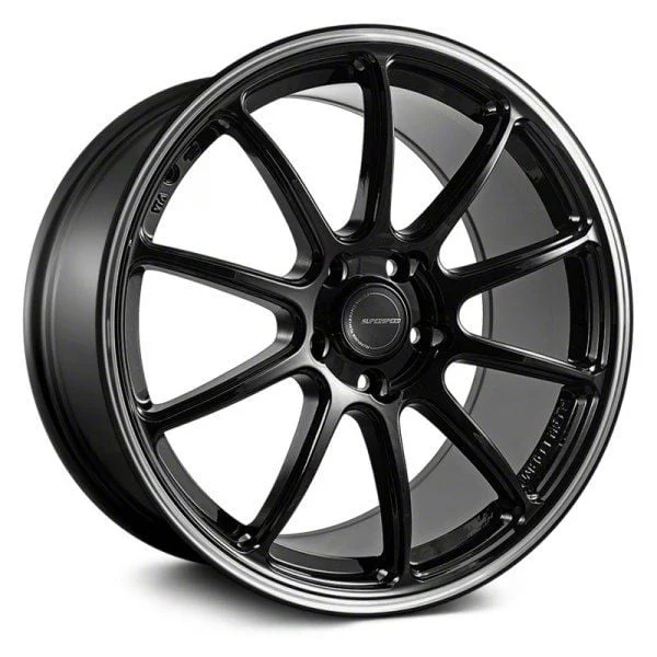 Superspeed Wheels RF03RR Gloss Black Machined Wheel; 18x9.5; 38mm Offset (24-26 Mustang EcoBoost w/o Performance Pack)