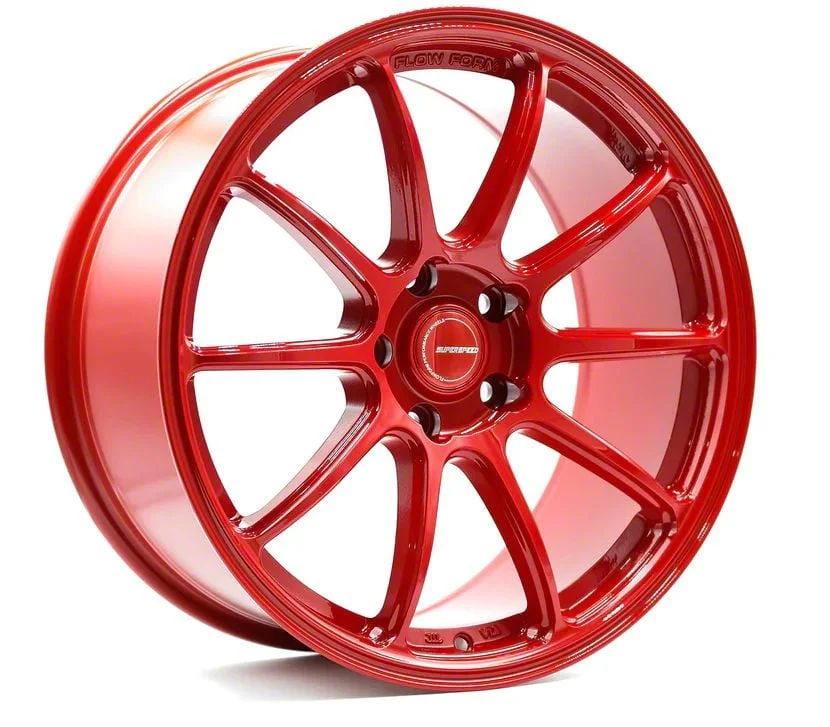 Superspeed Wheels RF03RR Hyper Red Wheel; 18x9.5; 38mm Offset (24-26 Mustang EcoBoost w/o Performance Pack)