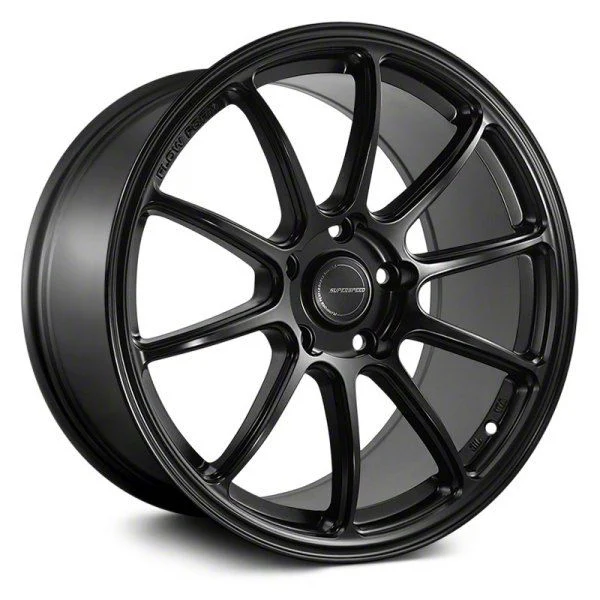 Superspeed Wheels RF03RR Matte Black Wheel; 18x8.5; 35mm Offset (24-26 Mustang EcoBoost w/o Performance Pack)