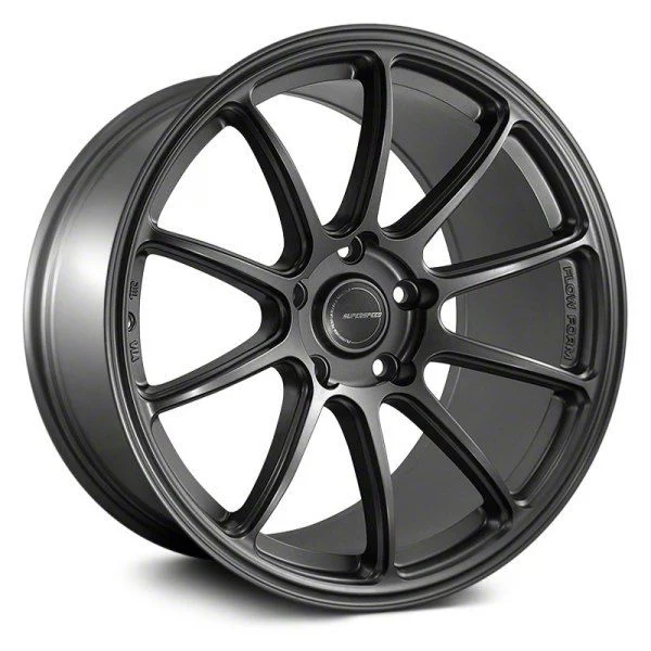 Superspeed Wheels RF03RR Matte Gunmetal Wheel; 18x9.5; 38mm Offset (24-26 Mustang EcoBoost w/o Performance Pack)