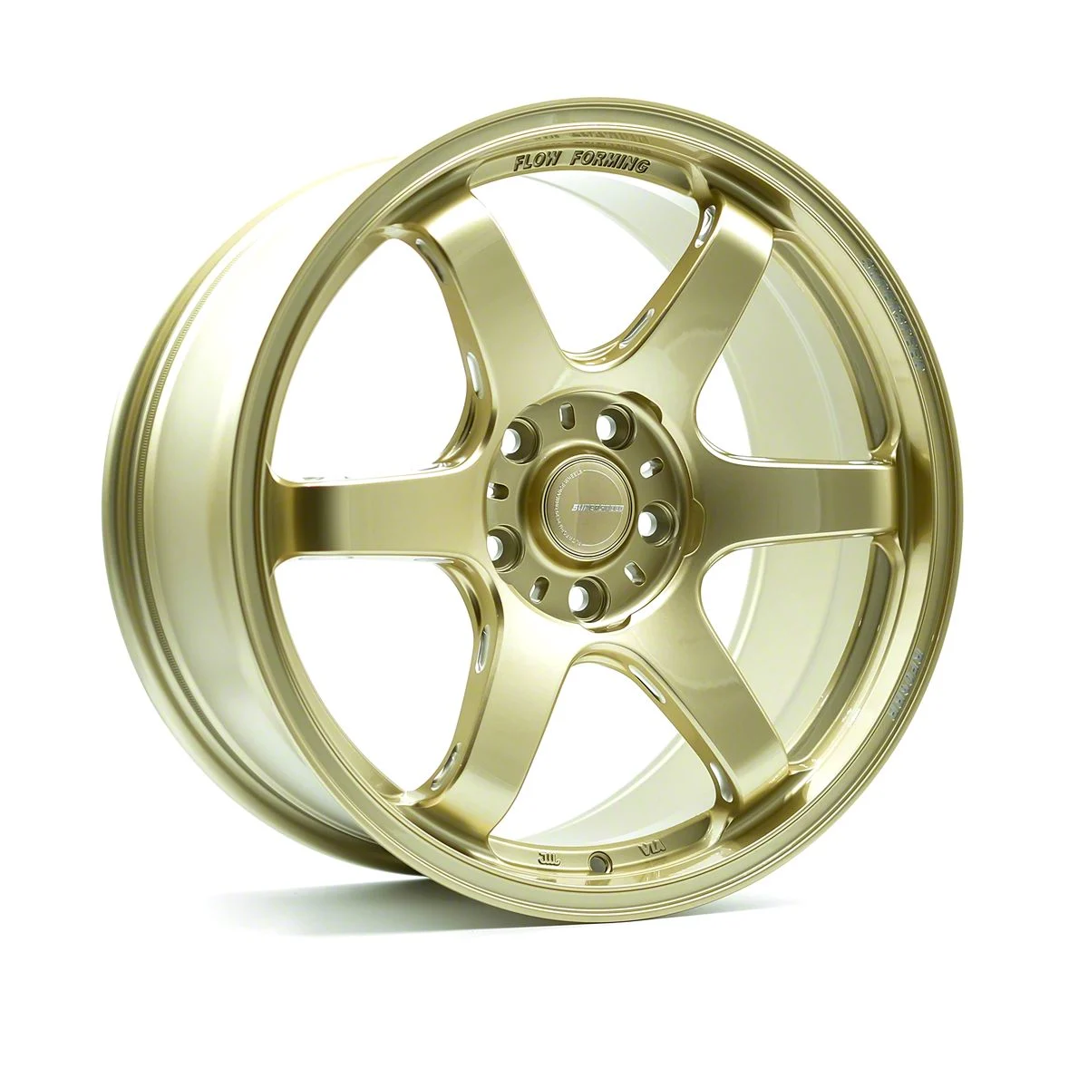 Superspeed Wheels RF06RR Gold Wheel; 18x8.5; 40mm Offset (24-26 Mustang EcoBoost w/o Performance Pack)