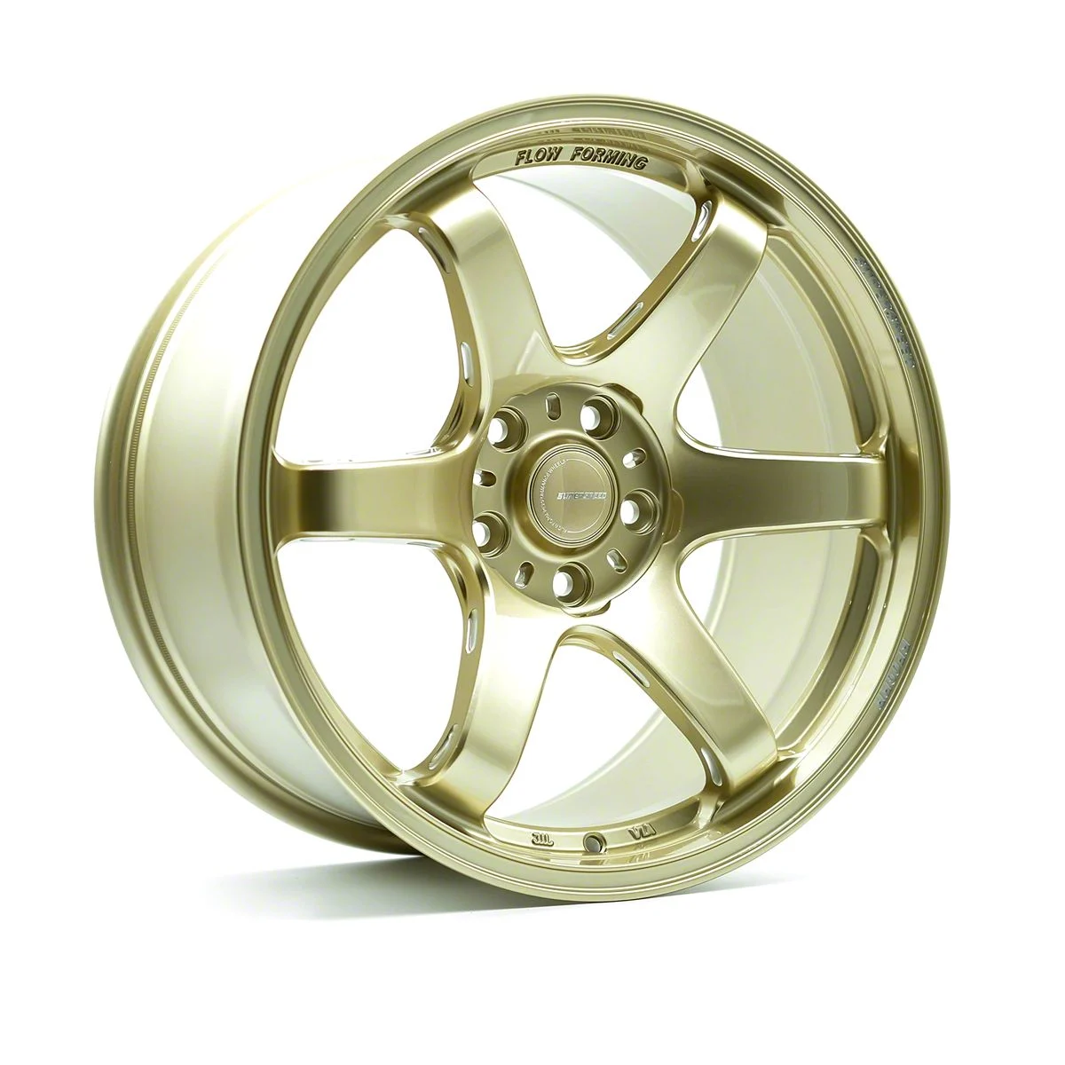 Superspeed Wheels RF06RR Gold Wheel; 18x9.5; 38mm Offset (24-26 Mustang EcoBoost w/o Performance Pack)