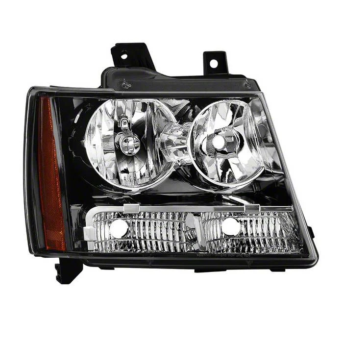 OEM Style Headlight; Black Housing; Clear Lens; Passenger Side (07-14 Tahoe)