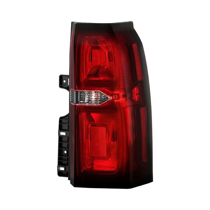 OEM Style Tail Light; Passenger Side; Chrome Housing; Clear Lens (15-20 Tahoe)
