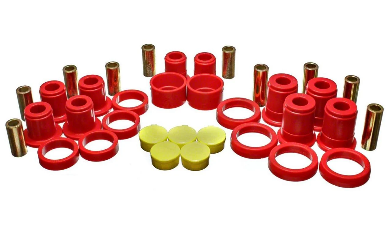 Rear Control Arm Bushings; Red (2007 Tahoe)