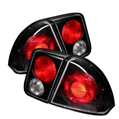 2001-2005 Honda Civic 4Dr Euro Style Tail Lights - Black