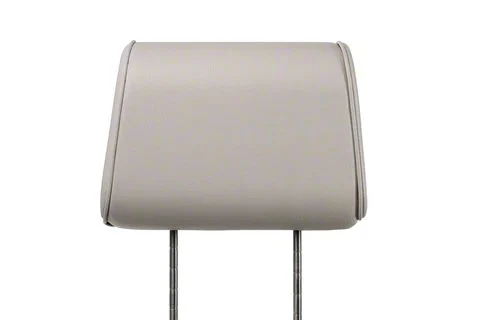 The Headrest Safe Co. Matching Companion Headrest; Driver Side; Light Gray; Vinyl Cover (Universal; Some Adaptation May Be Required)