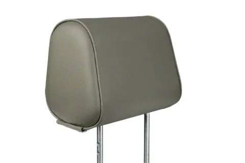 The Headrest Safe Co. Headrest Safe; Passenger Side; Dark Gray; Vinyl Cover (Universal; Some Adaptation May Be Required)