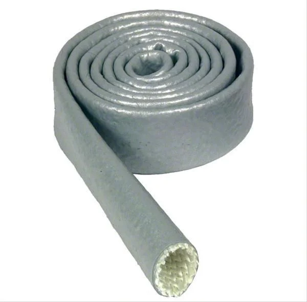 Thermo Tec Braided Fiberglass Heat Sleeve; 1-Inch x 3-Foot; Silver (Universal; Some Adaptation May Be Required)