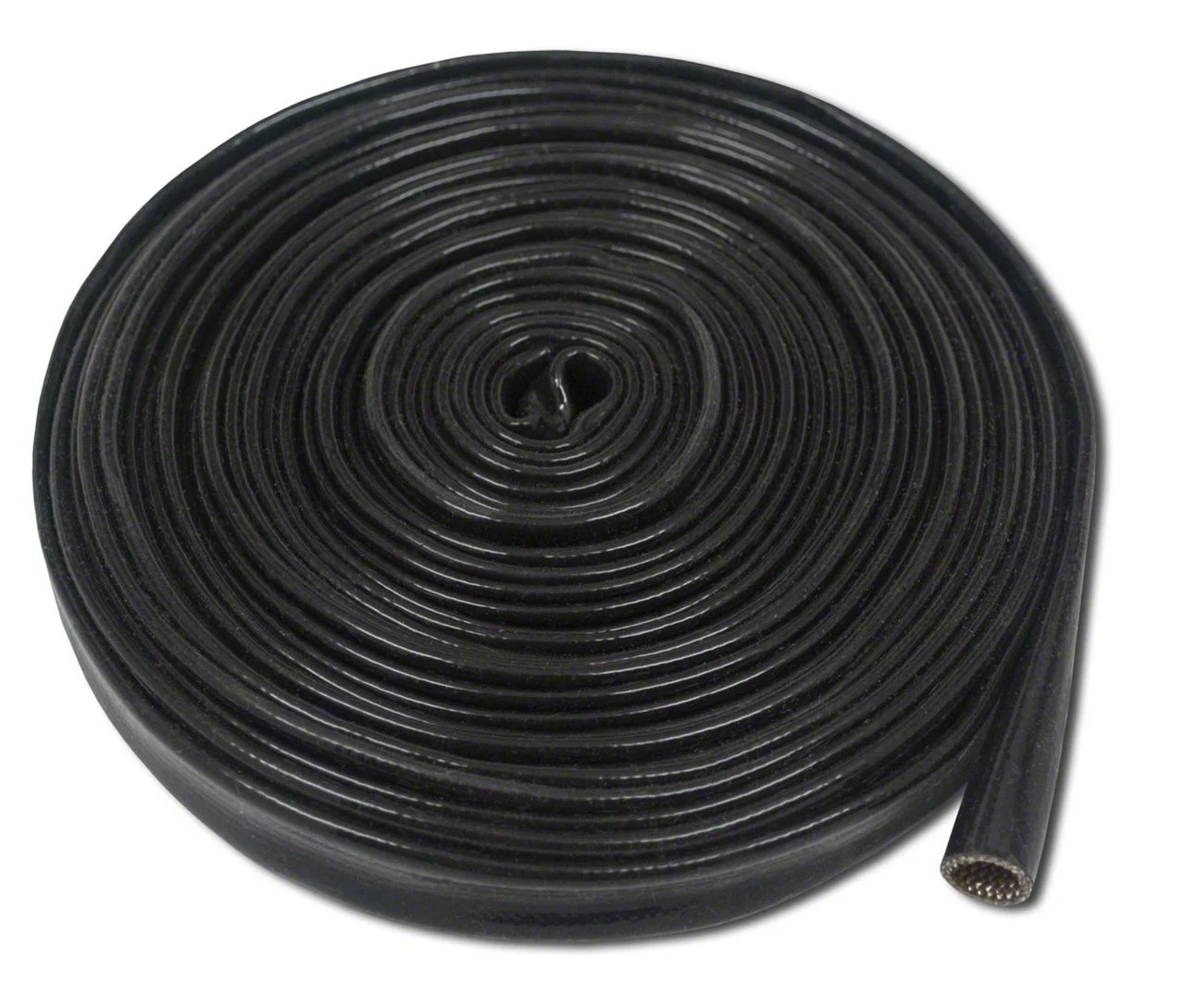 Thermo Tec Ignition Wire Heat Sleeve; 25-Foot x 3/8-Inch; Black (Universal; Some Adaptation May Be Required)