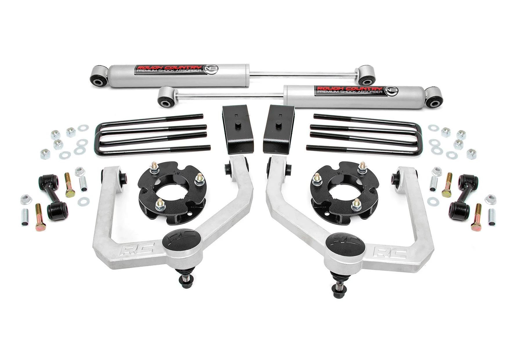 3 Inch Lift Kit | N3 Shocks | Nissan Titan 2WD/4WD | 2004-2021 | Rough Country | 83430
