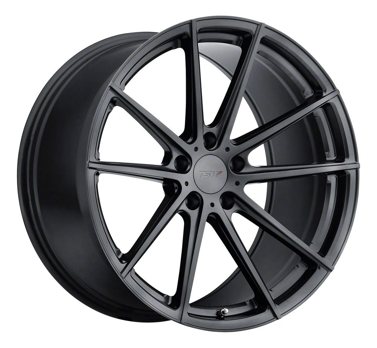 TSW Bathurst Gloss Gunmetal Wheel; 19x8; 35mm Offset (24-26 Mustang)