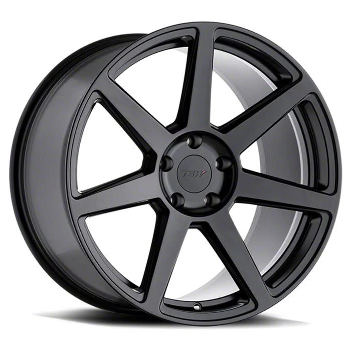 TSW Blanchimont Semi Gloss Black Wheel; 20x9; 35mm Offset (24-26 Mustang)