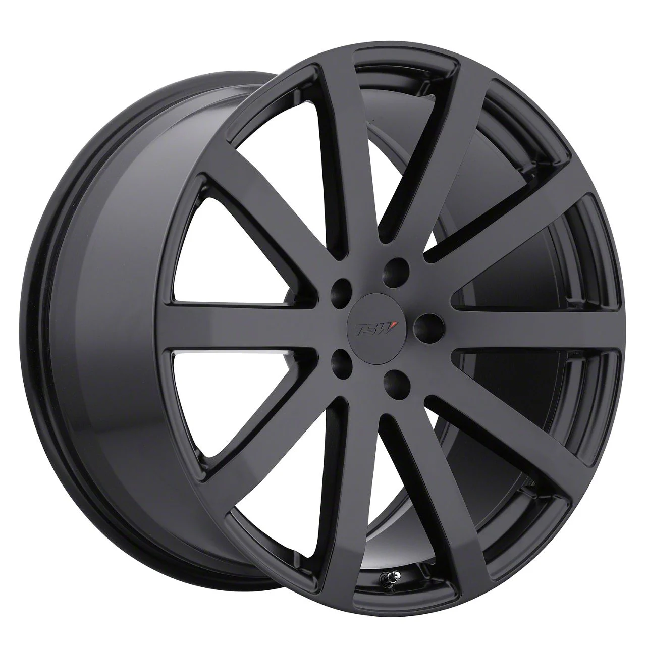 TSW Brooklands Matte Black Wheel; Rear Only; 20x10; 40mm Offset (24-26 Mustang)