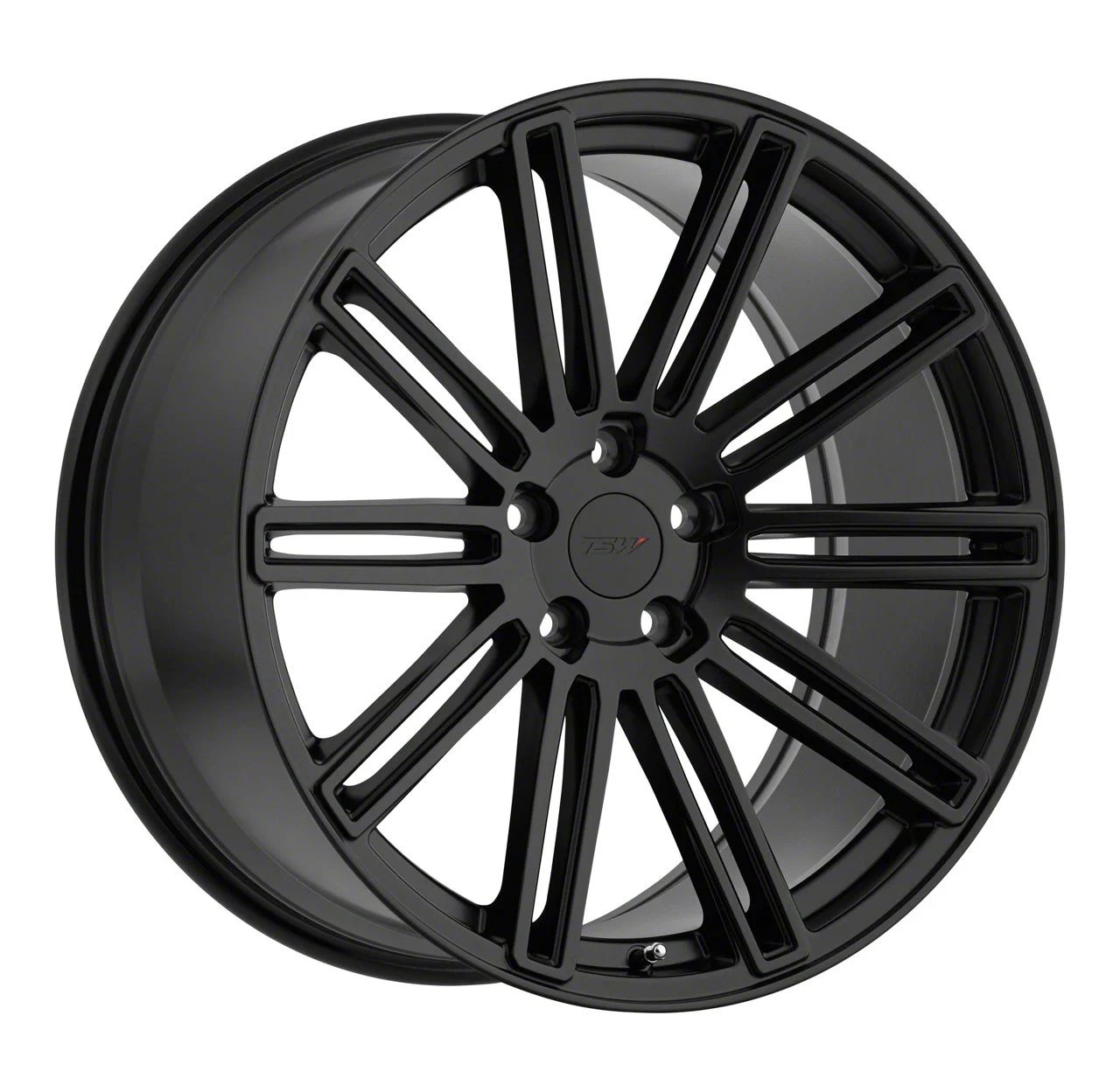 TSW Crowthorne Matte Black Wheel; Rear Only; 20x10; 25mm Offset (24-26 Mustang)