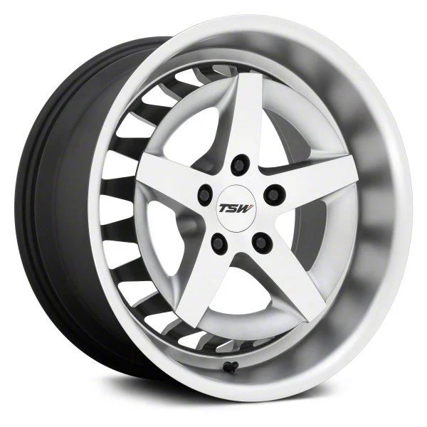 TSW Degner Matte Titanium Machined Wheel; 20x9; 20mm Offset (24-26 Mustang)
