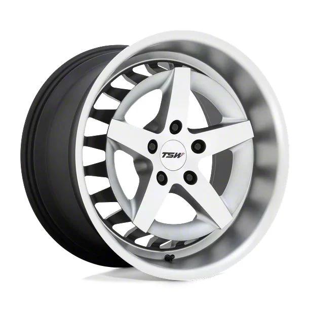 TSW Degner Matte Titanium Machined Wheel; 20x9; 40mm Offset (24-26 Mustang)