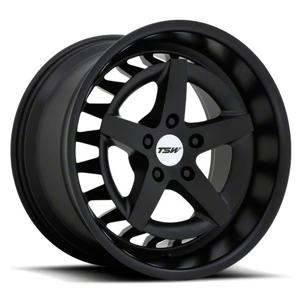 TSW Degner Semi Gloss Black Wheel; 20x9; 40mm Offset (24-26 Mustang)