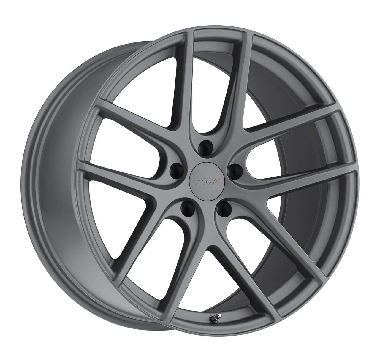 TSW Geneva Matte Gunmetal Wheel; Rear Only; 20x11; 50mm Offset (24-26 Mustang)