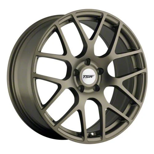 TSW Nurburgring Matte Bronze Wheel; Rear Only; 20x10.5; 25mm Offset (24-26 Mustang)