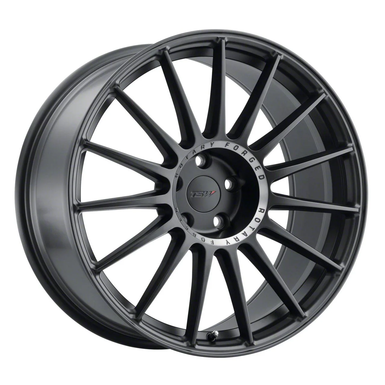 TSW Paddock Semi Gloss Black with Machined Tinted Ring Wheel; Rear Only; 20x10; 25mm Offset (24-26 Mustang)