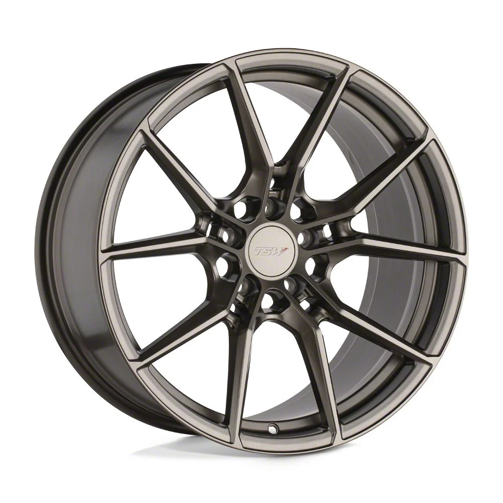 TSW Neptune Matte Bronze Wheel; Front Only; 20x9; 35mm Offset (20-26 Corvette C8 Stingray)