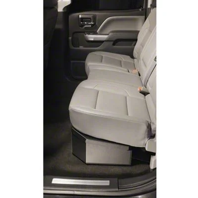 Tuffy Security Products Underseat Lockbox with Keyed Lock; 2/3 Length (07-19 Silverado 3500 HD Crew Cab)