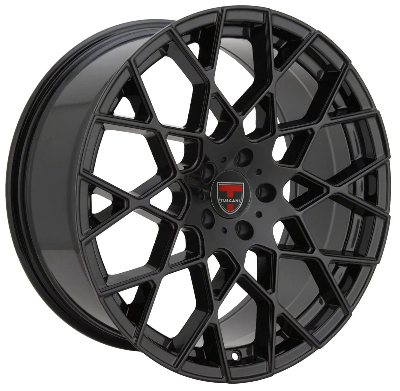 Tuscani 203 Gloss Black Wheel; 20x9; 35mm Offset (10-14 Mustang)