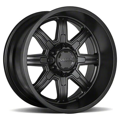 Ultra Wheels Menace Satin Black 8-Lug Wheel; 18x9; 12mm Offset (03-09 RAM 2500)