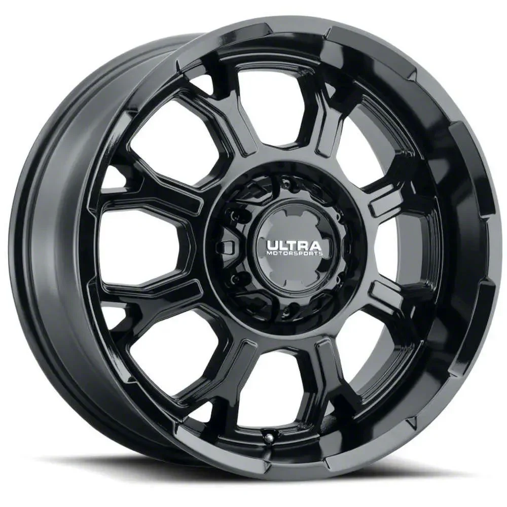 Ultra Wheels Commander Gloss Black 6-Lug Wheel; 18x9; 12mm Offset (07-14 Tahoe)