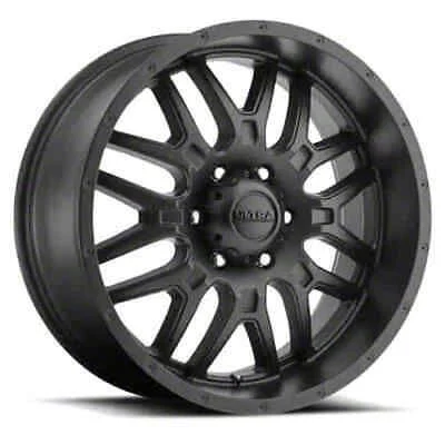 Ultra Wheels Hunter Satin Black 8-Lug Wheel; 20x10; -25mm Offset (15-19 Sierra 3500 HD SRW)