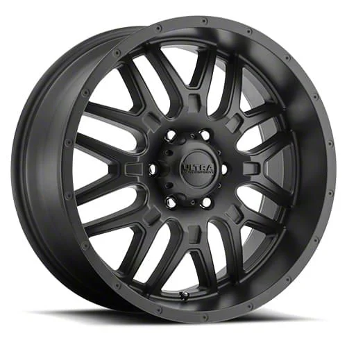 Ultra Wheels Hunter Satin Black 8-Lug Wheel; 20x9; 18mm Offset (15-19 Silverado 2500 HD)