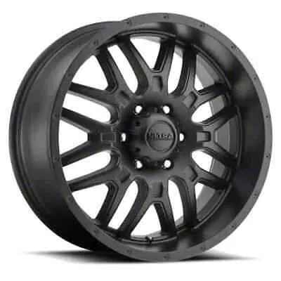 Ultra Wheels Hunter Satin Black 8-Lug Wheel; 20x10; -25mm Offset (20-26 Silverado 2500 HD)