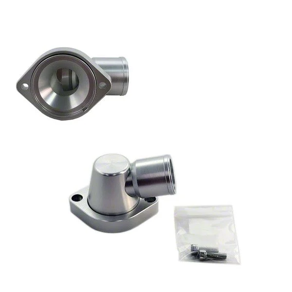 LS Billet Swivel Thermostat Housing Water Neck; 1.50-Inch (Universal; Some Adaptation May Be Required)