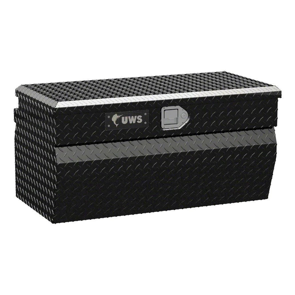 UWS 36-Inch Aluminum Wedge Utility Chest Tool Box; Gloss Black (15-26 Colorado)