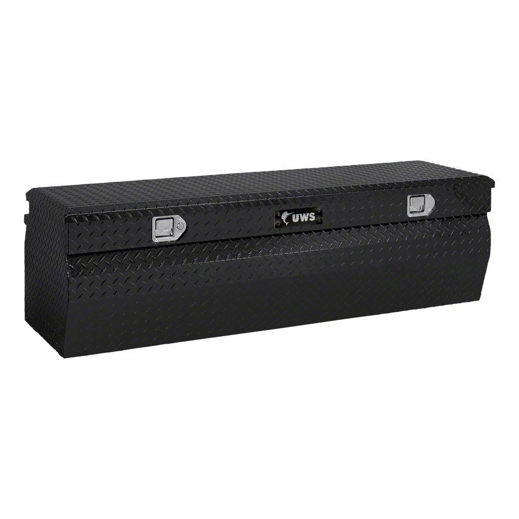 UWS 42-Inch Aluminum Wedge Utility Chest Tool Box; Gloss Black (15-22 Colorado)