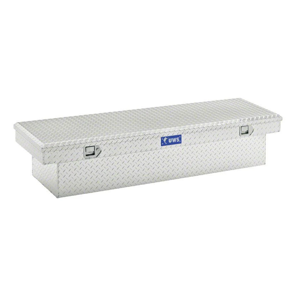 UWS 63-Inch Aluminum Crossover Tool Box; Bright (15-26 Colorado)