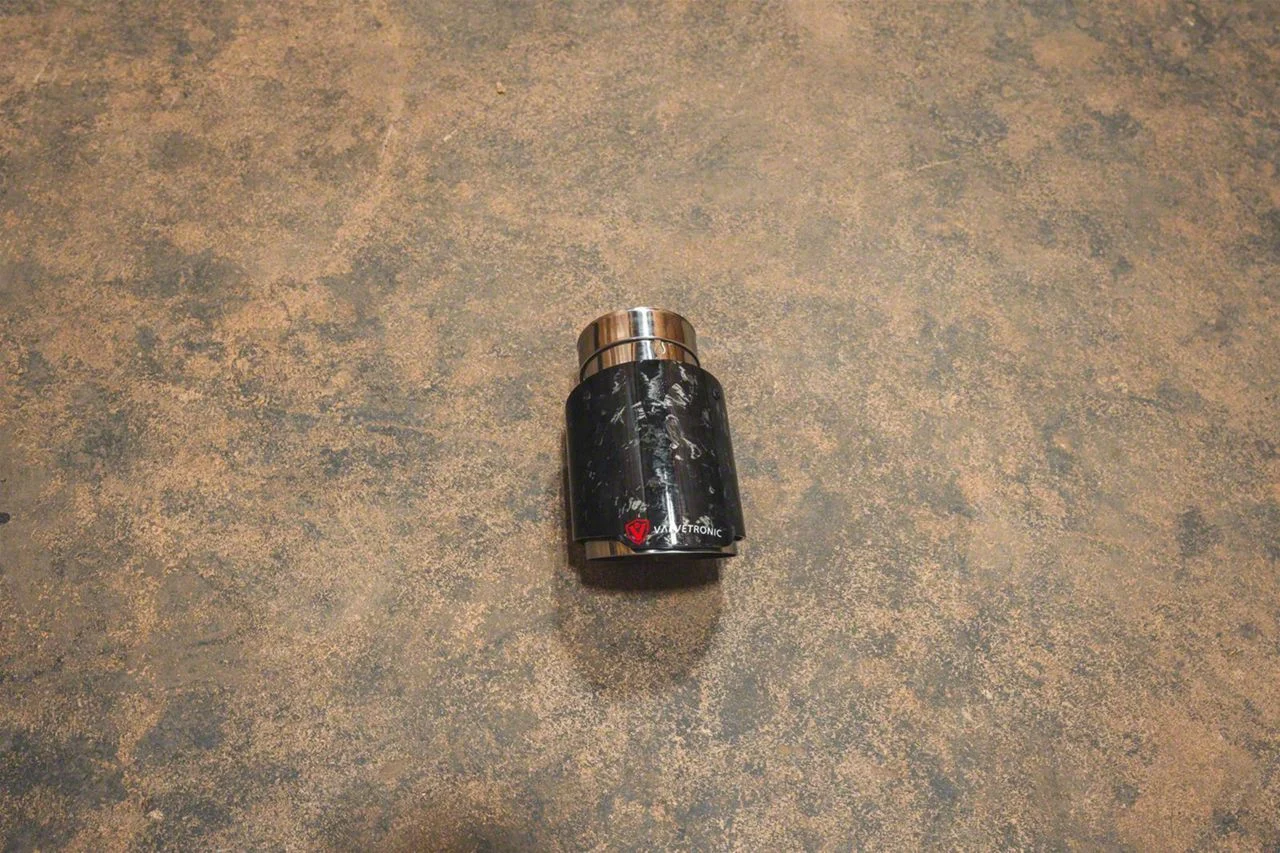 Valvetronic Designs Exhaust Tips; 3.50-Inch; Forged Carbon Fiber (Fits 3-Inch Tailpipe)