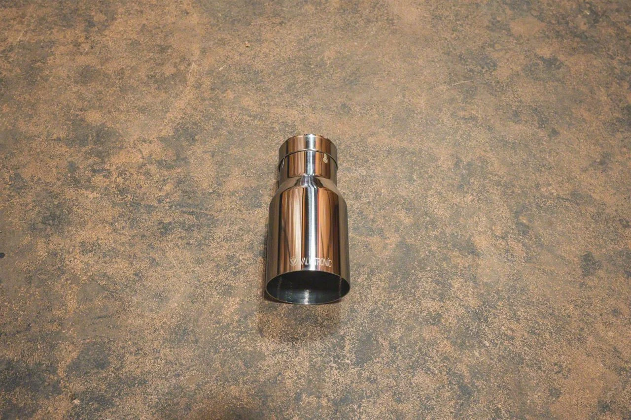 Valvetronic Designs Exhaust Tips; 3.50-Inch; Single Wall Chrome (Fits 2.50-Inch Tailpipe)