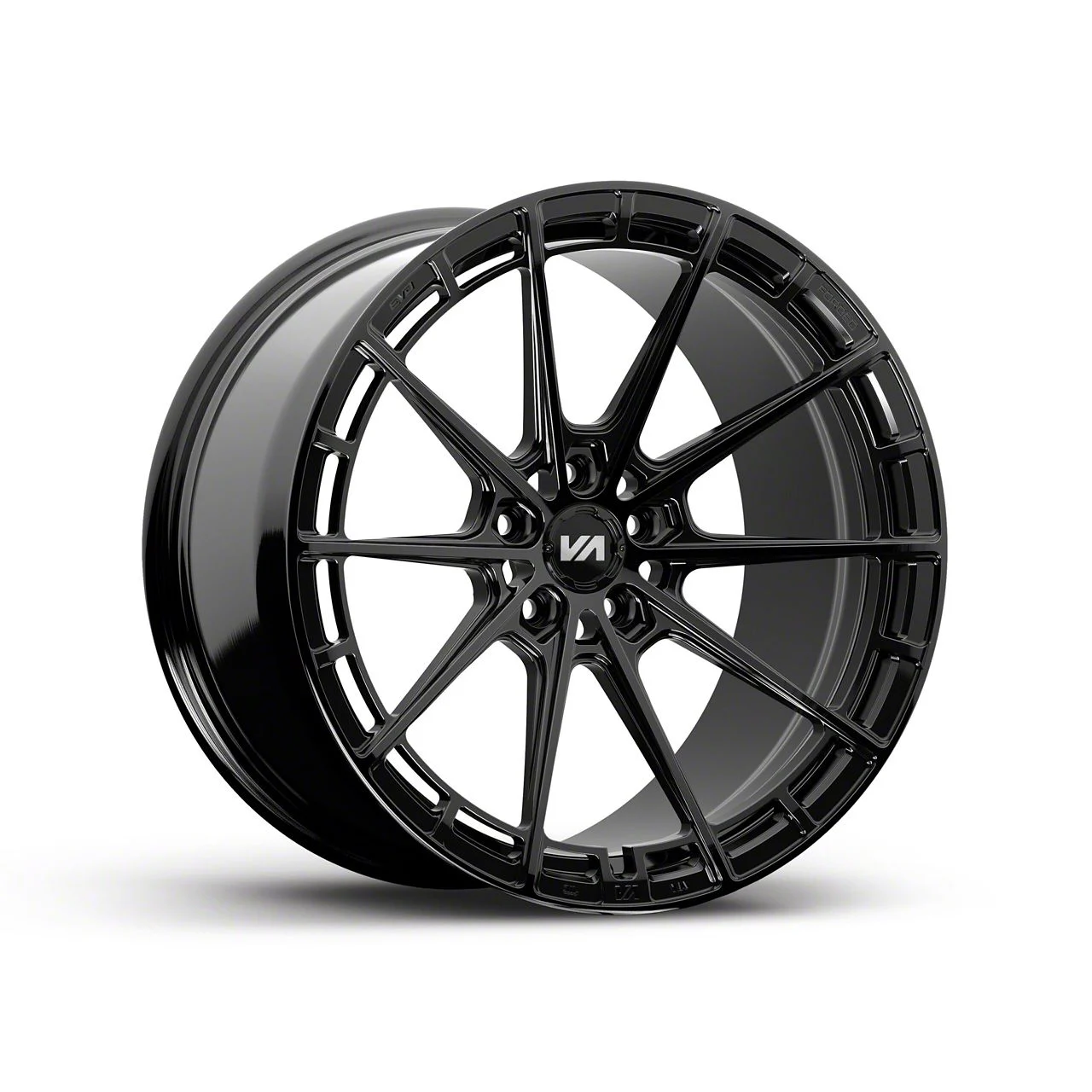 Variant Wheels Aure Gloss Black Wheel; Rear Only; 20x10; 42mm Offset (21-26 Mustang Mach-E)