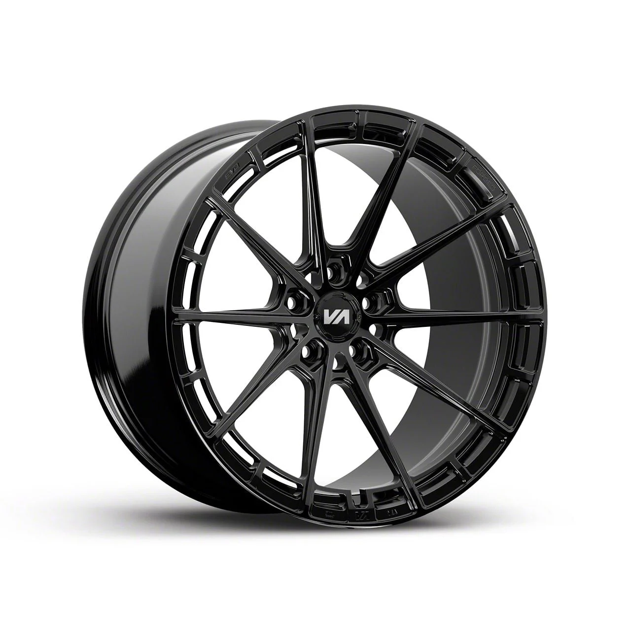 Variant Wheels Aure Gloss Black Wheel; Rear Only; 20x9; 38mm Offset (21-26 Mustang Mach-E)