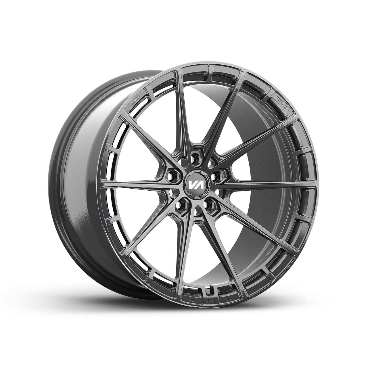 Variant Wheels Aure Gloss Gunmetal Wheel; 20x9; 38mm Offset (21-26 Mustang Mach-E)