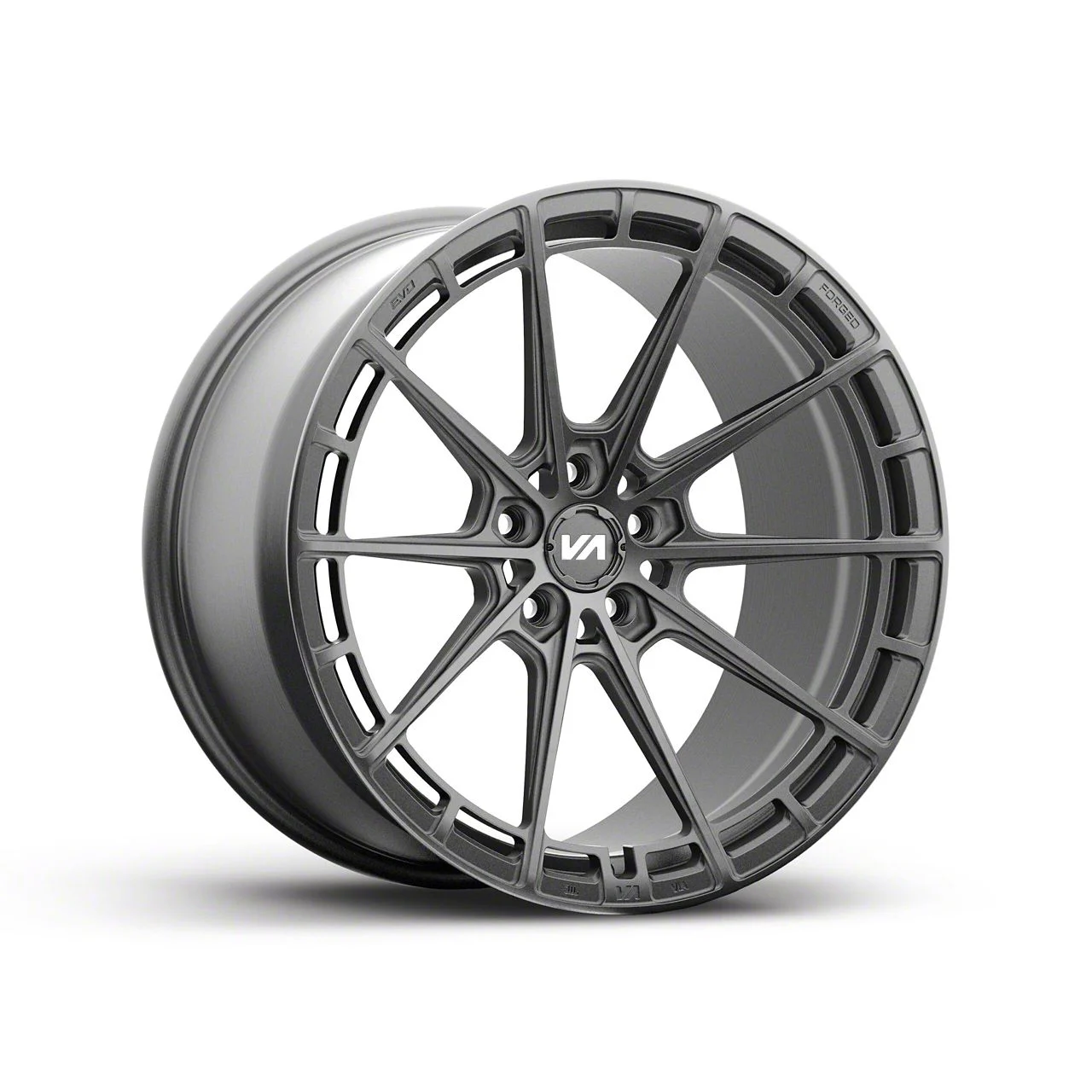 Variant Wheels Aure Satin Gunmetal Wheel; 20x9; 38mm Offset (21-26 Mustang Mach-E)