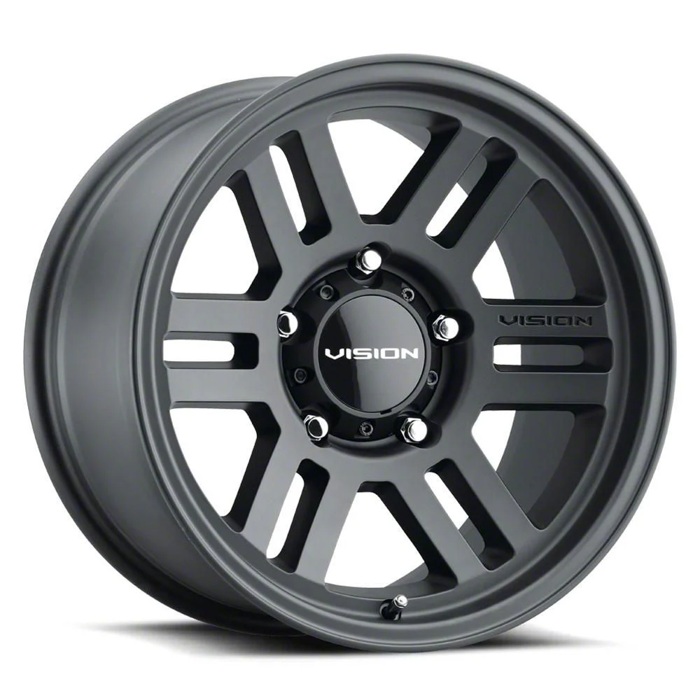 Manx 2 Overland Satin Black 6-Lug Wheel; 17x9; -12mm Offset (07-14 Tahoe)