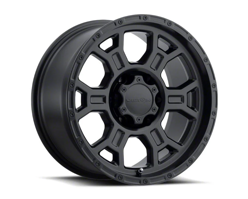 Raptor Matte Black 6-Lug Wheel; 17x9; -6mm Offset (07-14 Tahoe)