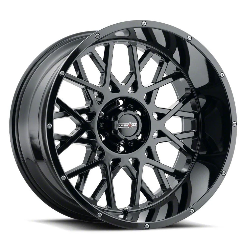 Rocker Gloss Black 6-Lug Wheel; 18x9; -12mm Offset (07-14 Tahoe)